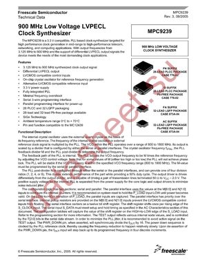 MPC9239FA datasheet  